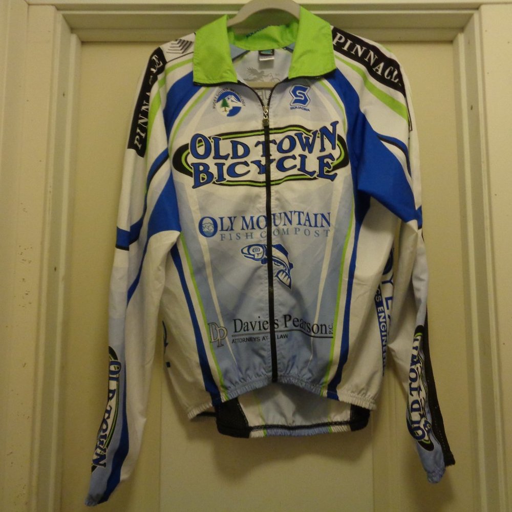 SEATTLE PUGET SOUND BIKERS WINDBREAKER W ADDS LG